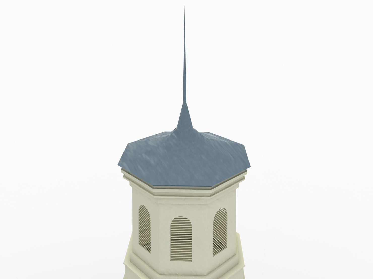 Gazebo Octogonal Victorian Style 3D model_1