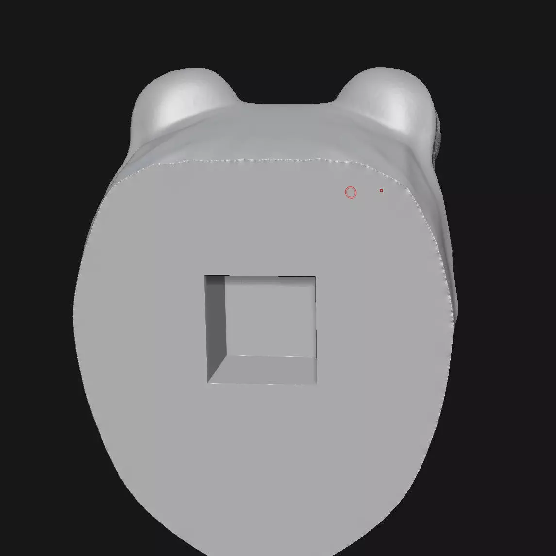 Frog sculpture 3D print model_3