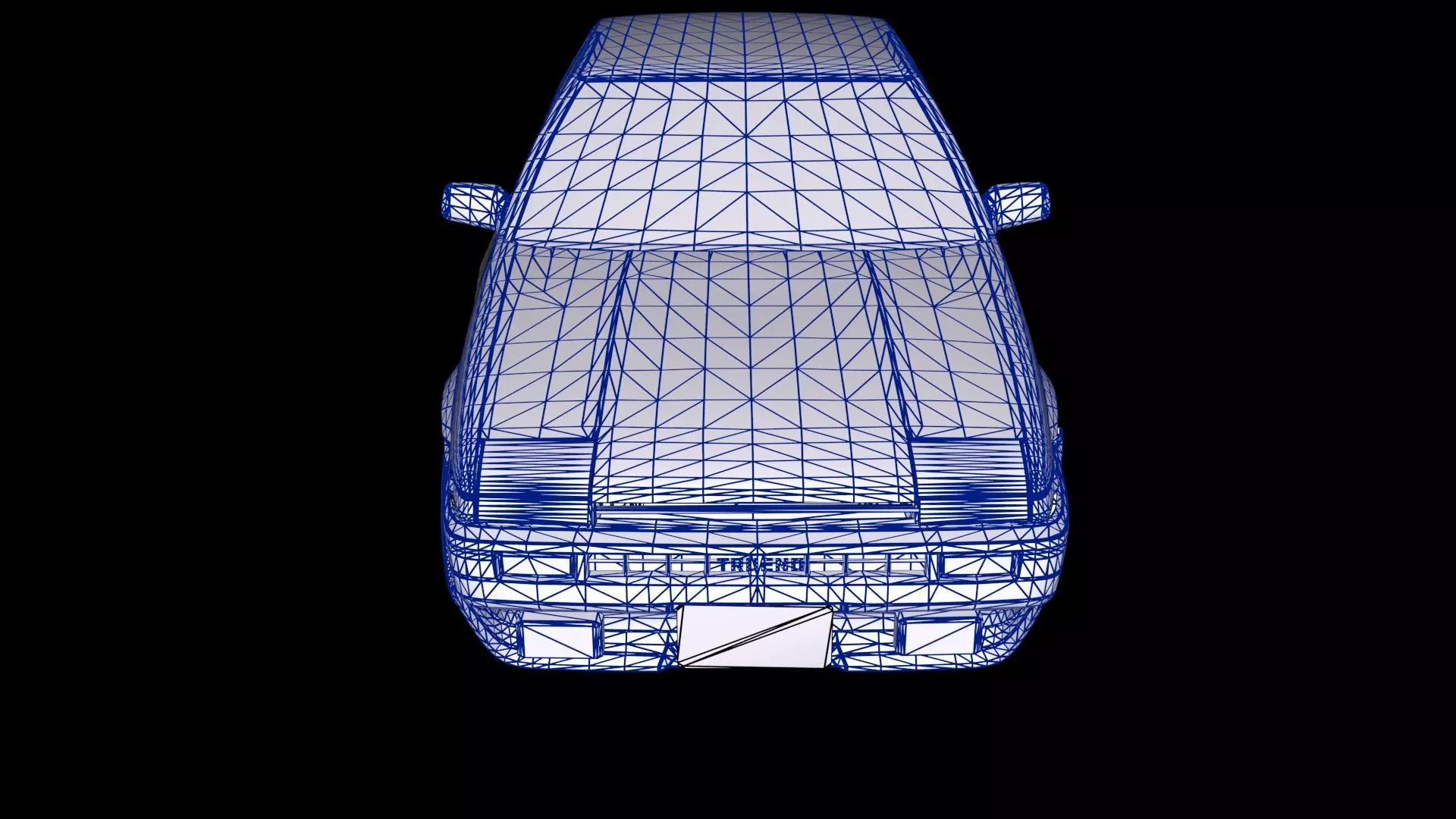 Initial D Takumi Toyota AE86 Trueno GT-Apex  Low-poly 3D model_22