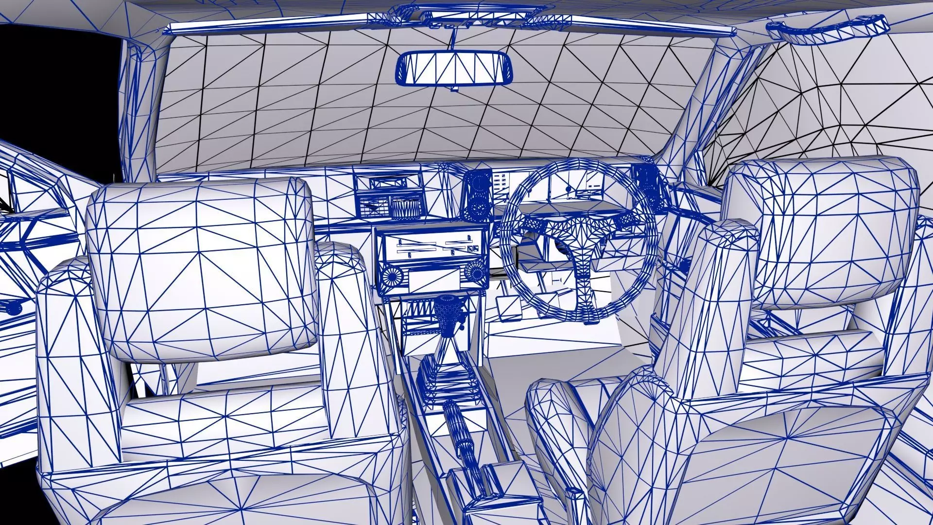 Initial D Takumi Toyota AE86 Trueno GT-Apex  Low-poly 3D model_25