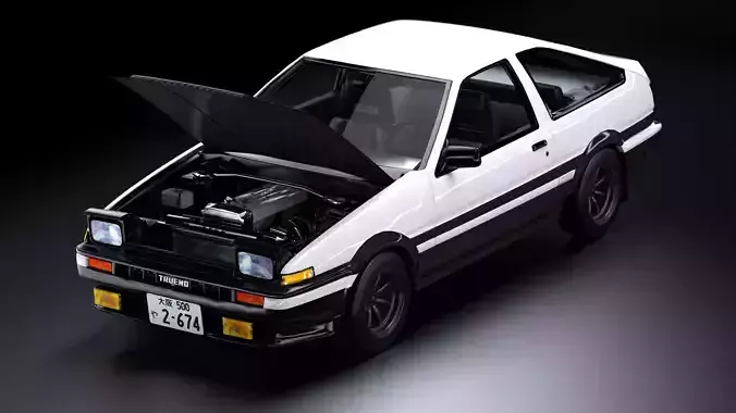 Initial D Takumi Toyota AE86 Trueno GT-Apex 