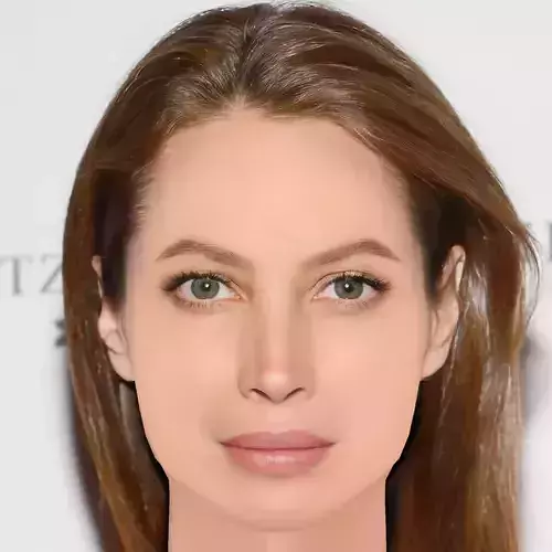 Christy Turlington Head - No Hair - Low poly head for game