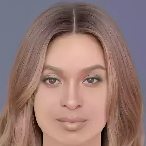 Ciara Head - No Hair - Low poly head for game