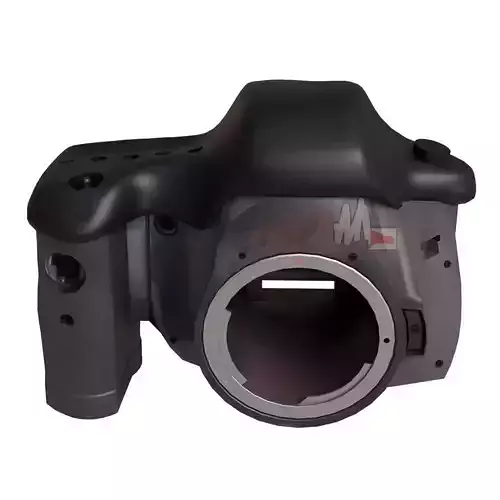 Aluminum alloy DSLR camera body - 3D Model