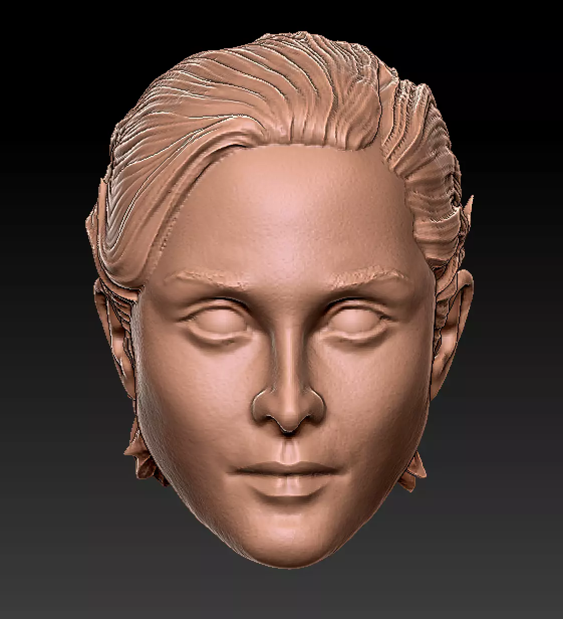 Carrie Anne Moss as Trinity 3D print model_1