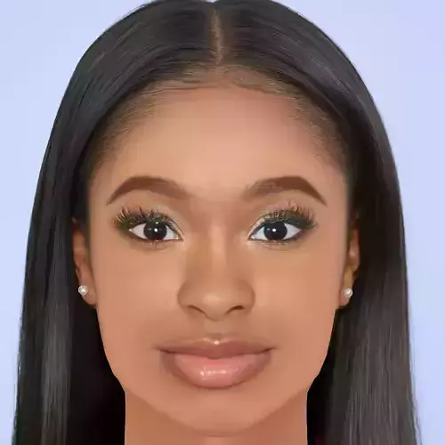 Coco Jones Head - No Hair - Low poly head for game