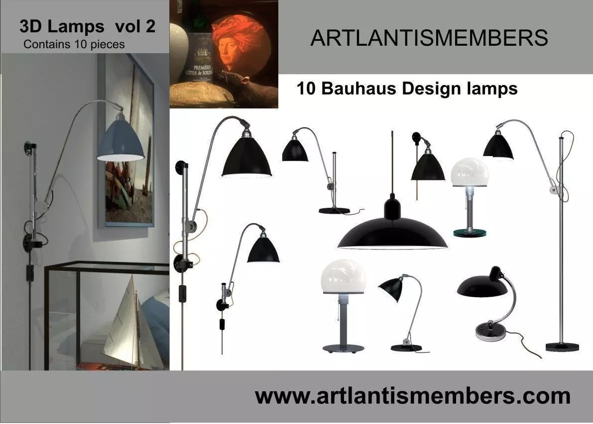 lamps vol2 3D model_0