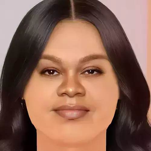 Da Vine Joy Randolph Head - No Hair - Low poly head for game