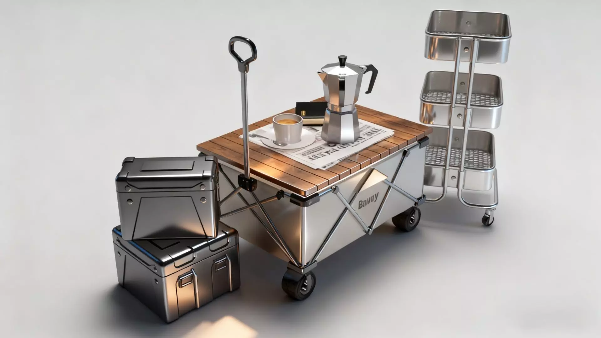 outdoor gear Low-poly 3D model_2