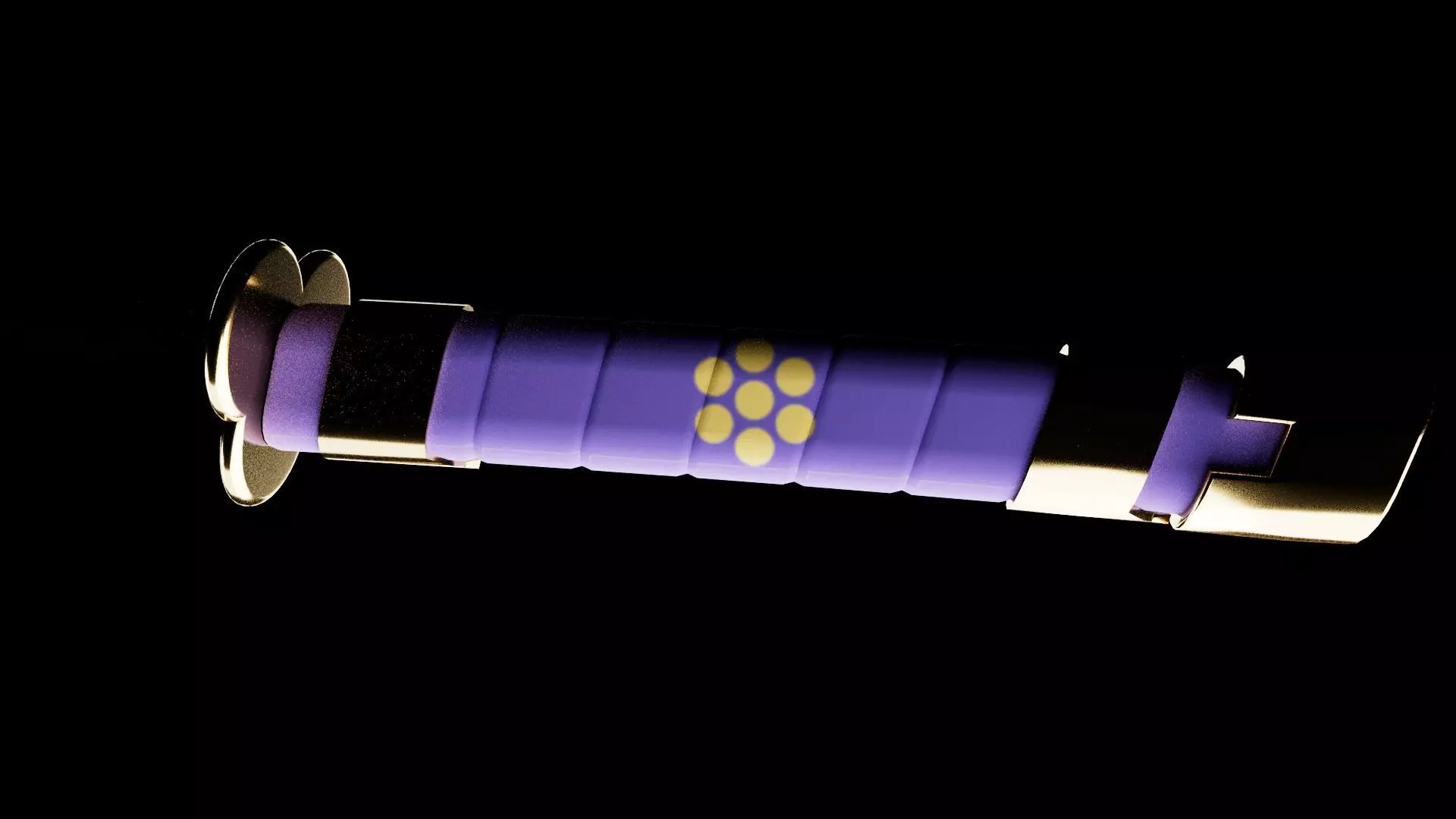 ENMA SWORD FROM ONEPIECE Low-poly 3D model_7