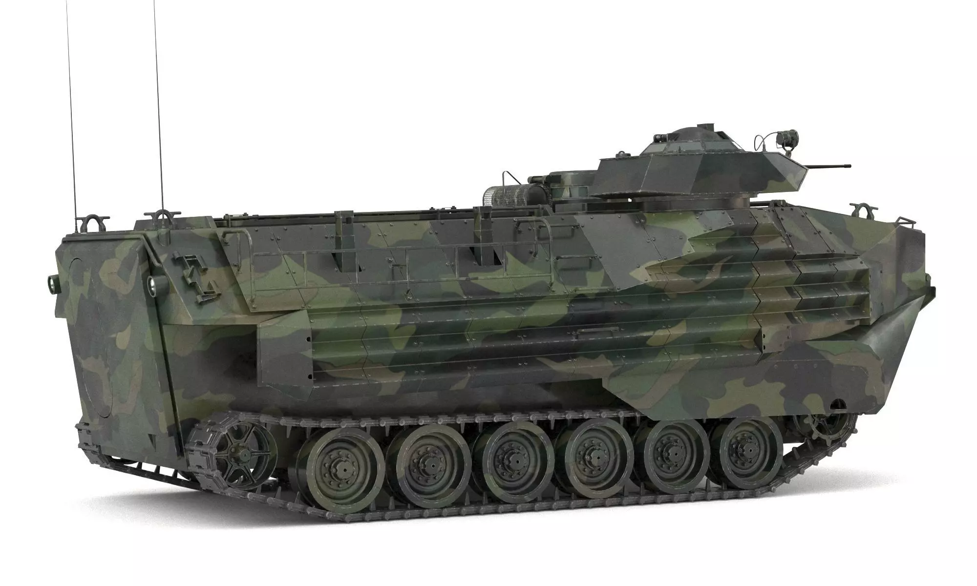 Amphibious Tracked Vehicle AAV7 3D model_10
