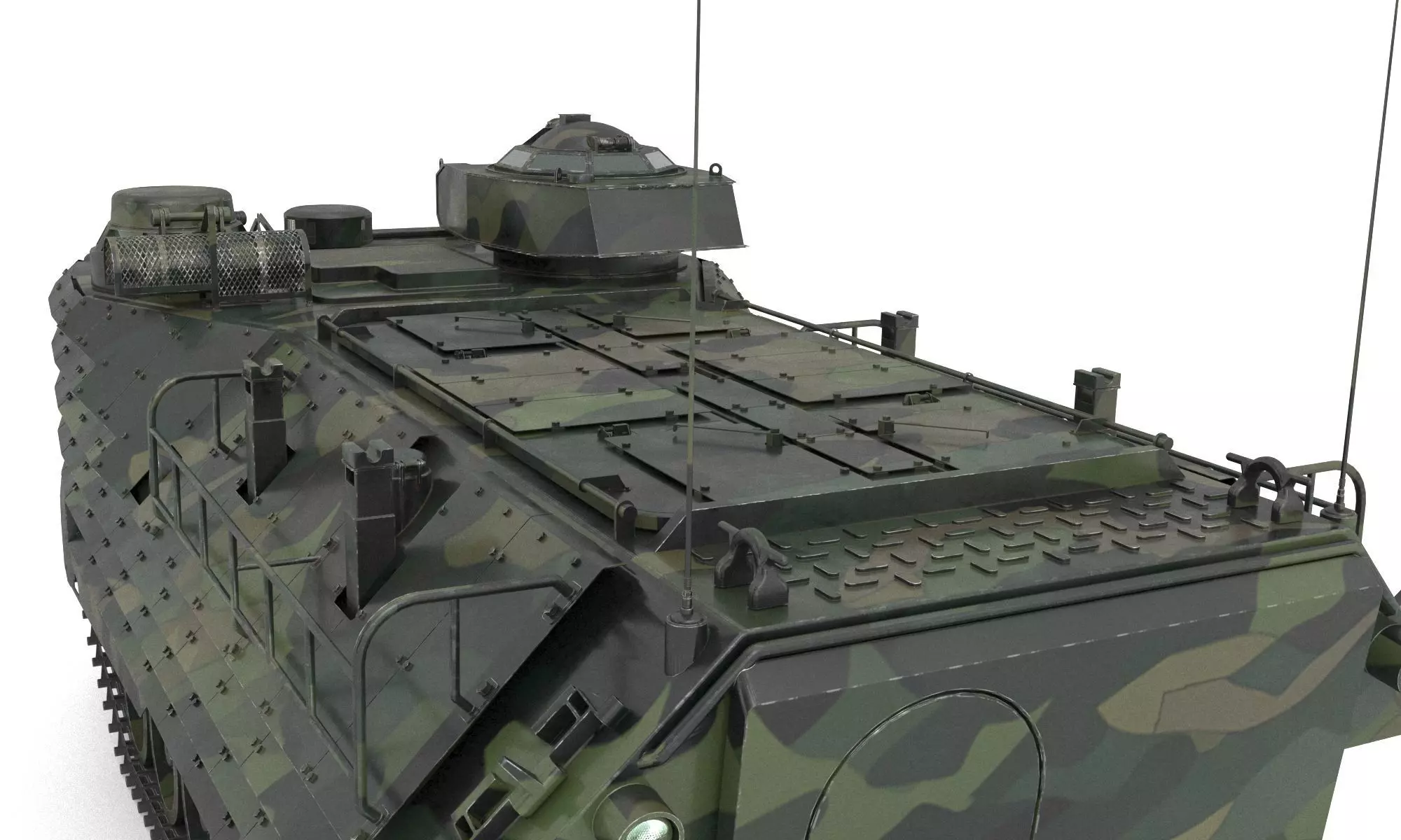 Amphibious Tracked Vehicle AAV7 3D model_12