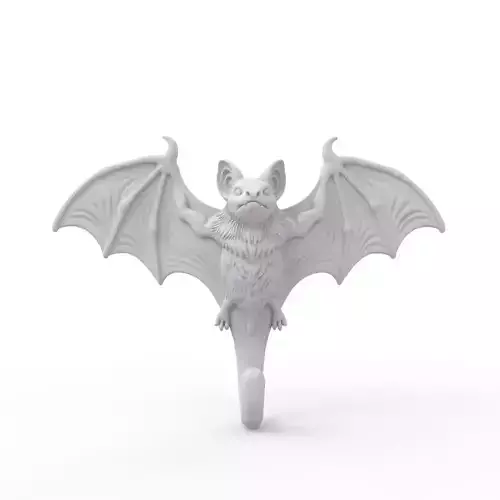 Bat Key Hook for Wall 3D Print Model