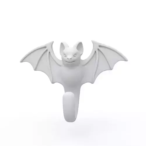 Bat Key Hook For Wall 3D Print Model