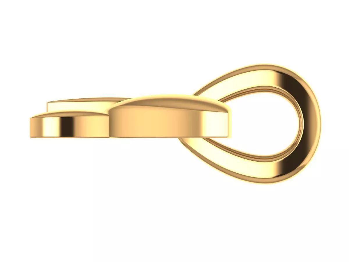 ButterFly Pendant 3D print model_3