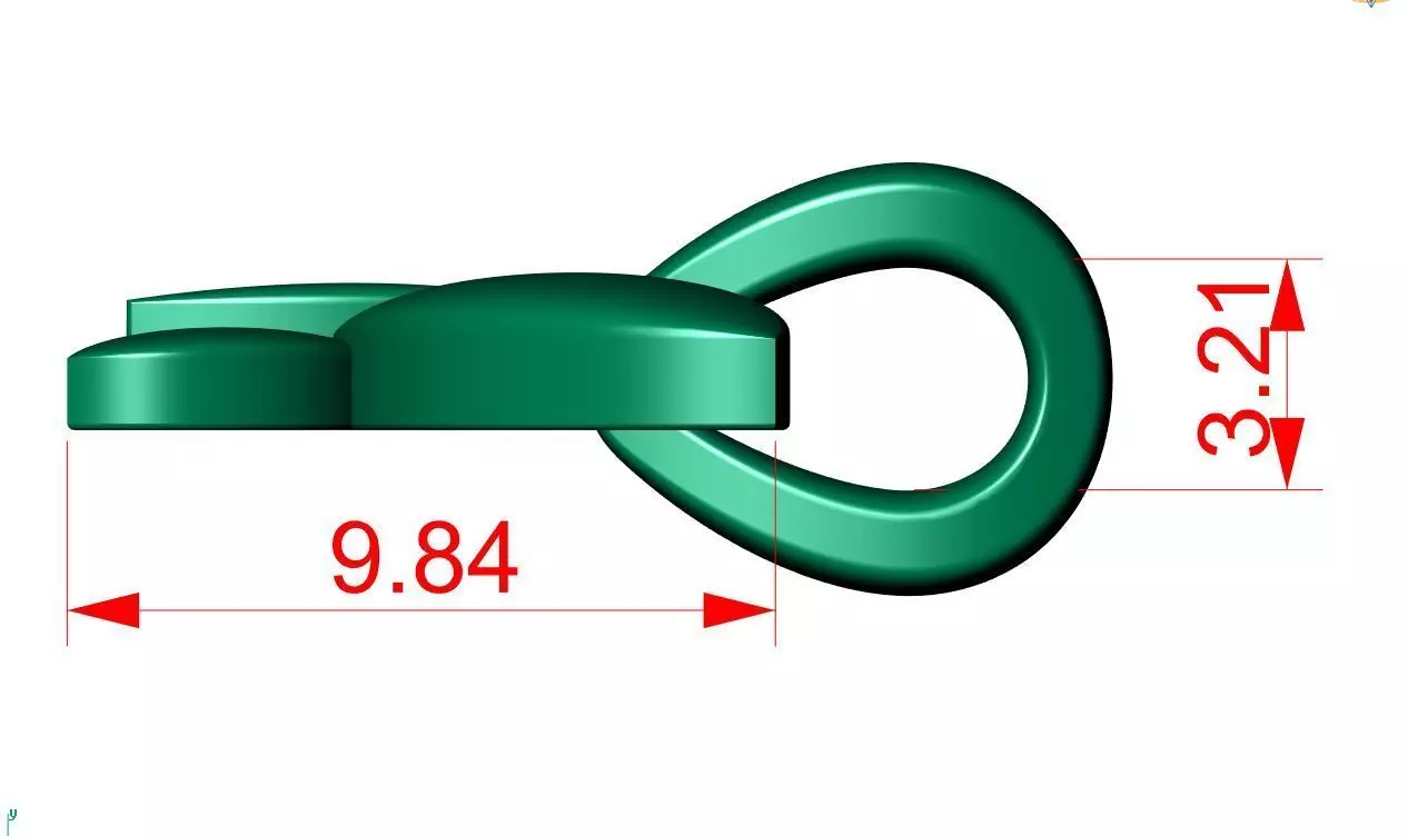 ButterFly Pendant 3D print model_11