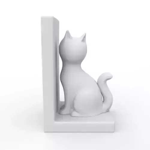 Cat Book Holder 3D Print Model