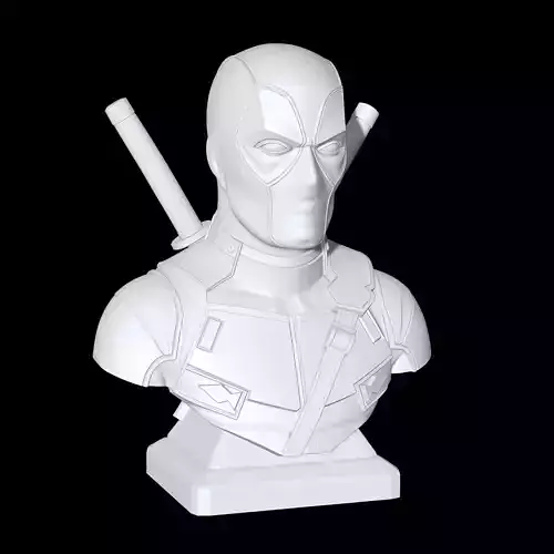Deadpool Bust 3D Print Model