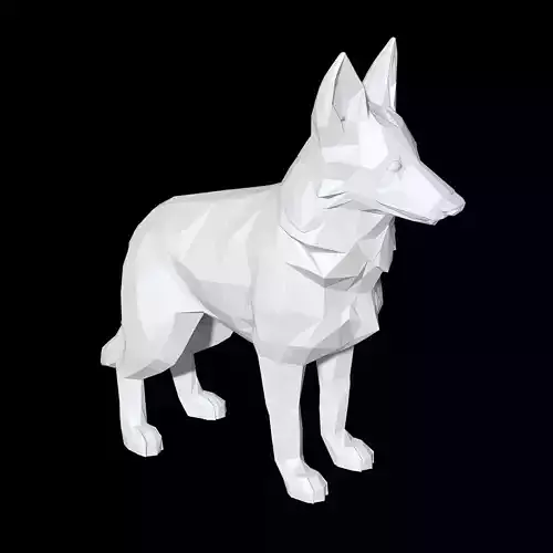 Dog 3D Print Model
