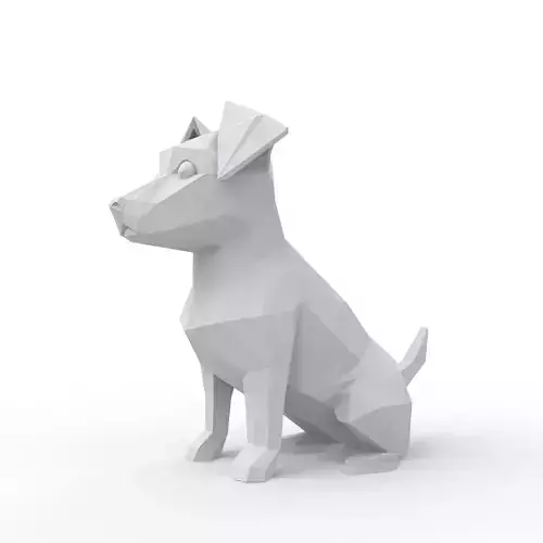Dog 2 3D Print Model