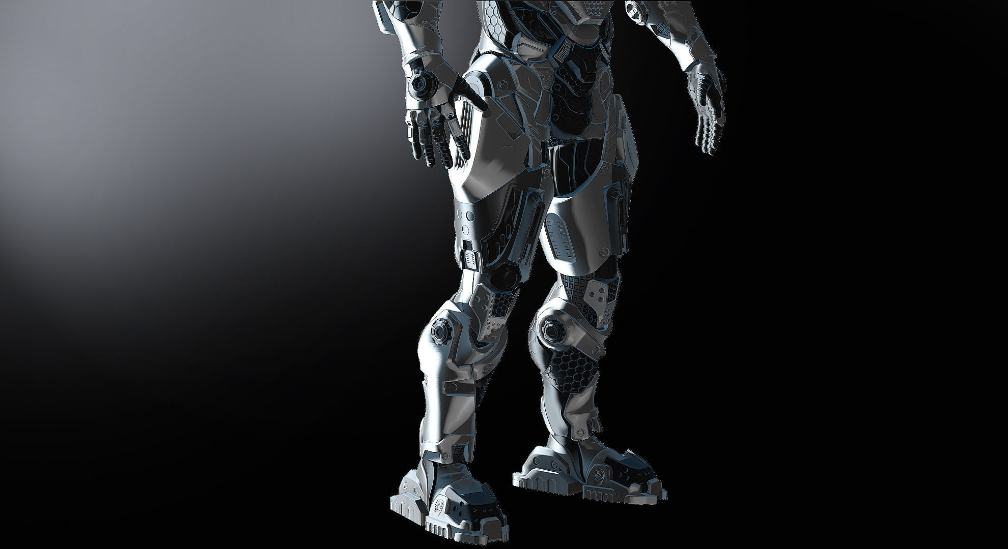 Cybernetist Zbrush 3D model_5