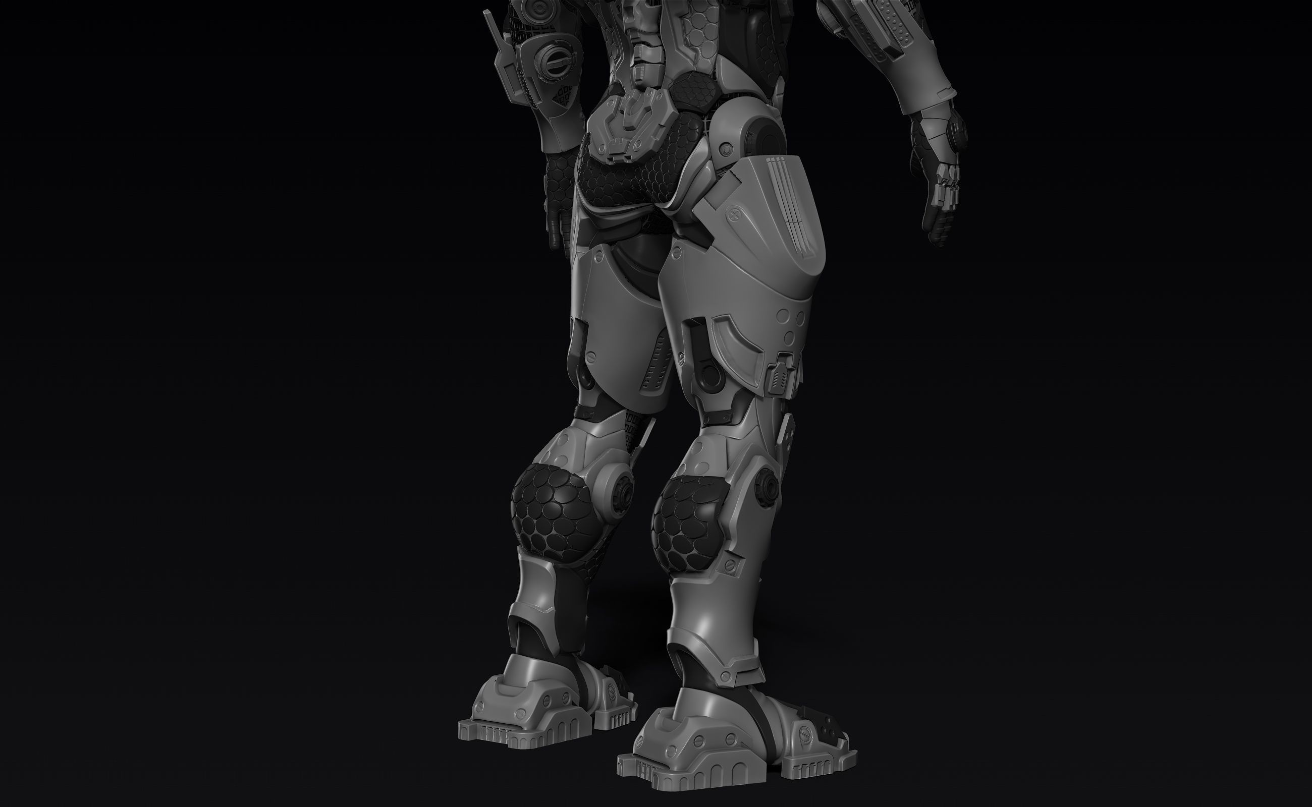 Cybernetist Zbrush 3D model_16
