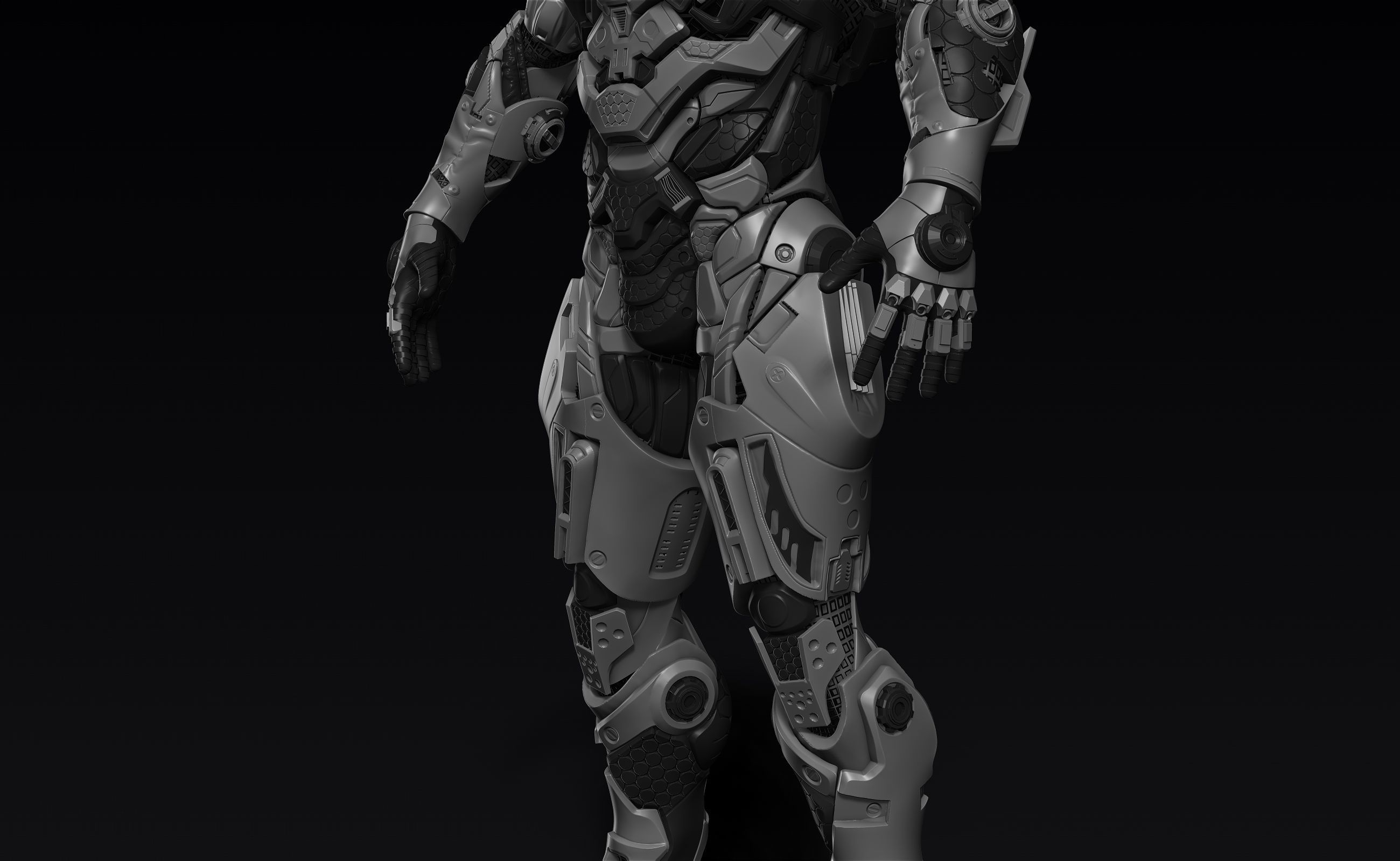 Cybernetist Zbrush 3D model_18