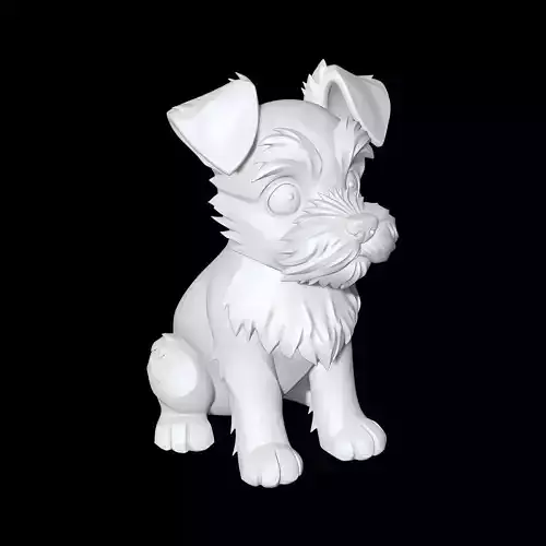 Dog 3D Print Model