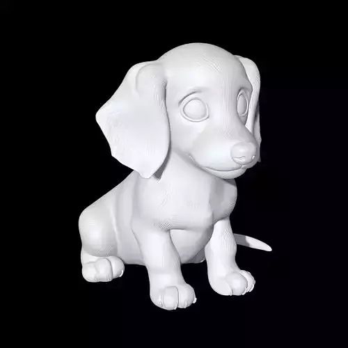 Dog 3D Print Model