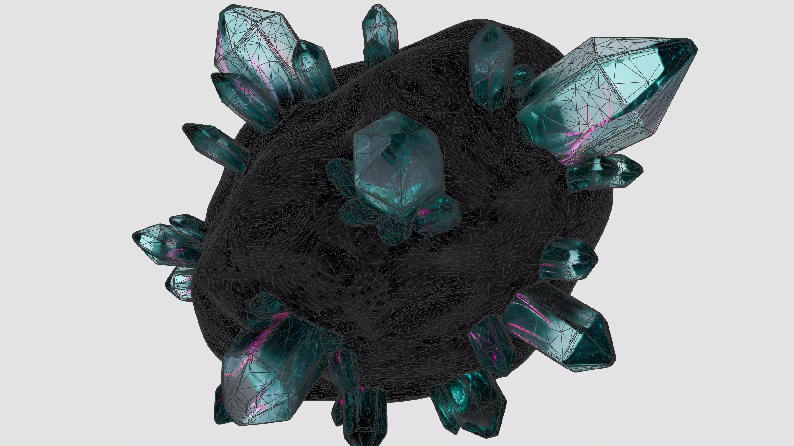 Alien Rock Pack Vol 6 Low-poly 3D model_26