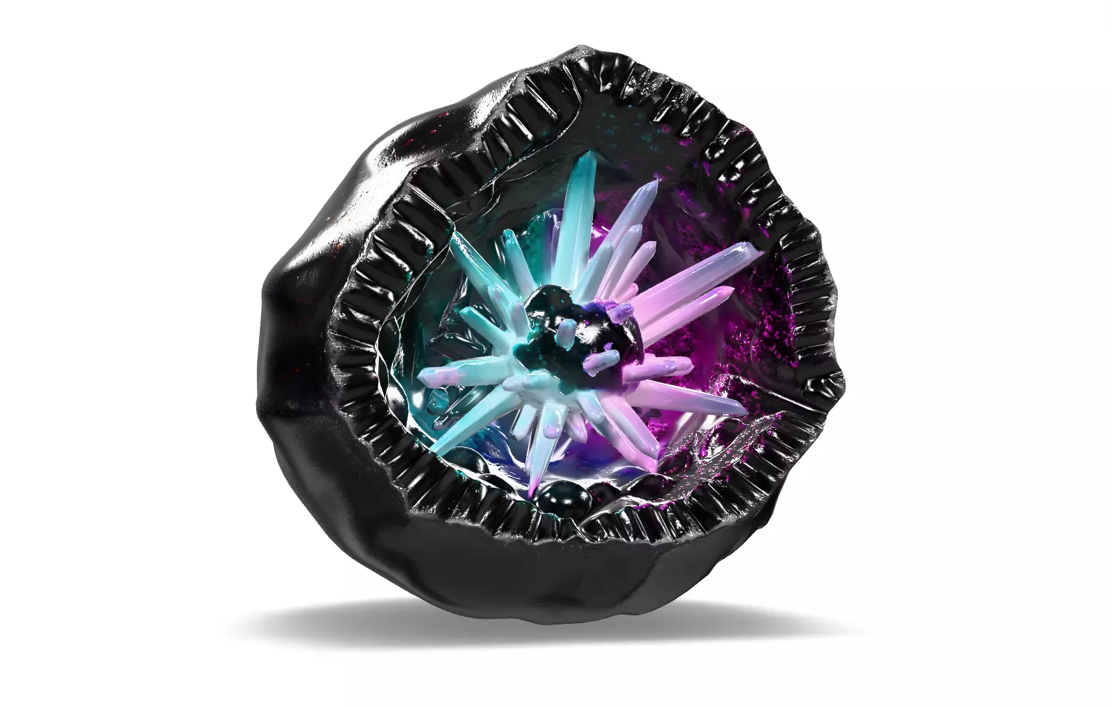 Alien Rock Pack Vol 6 Low-poly 3D model_7