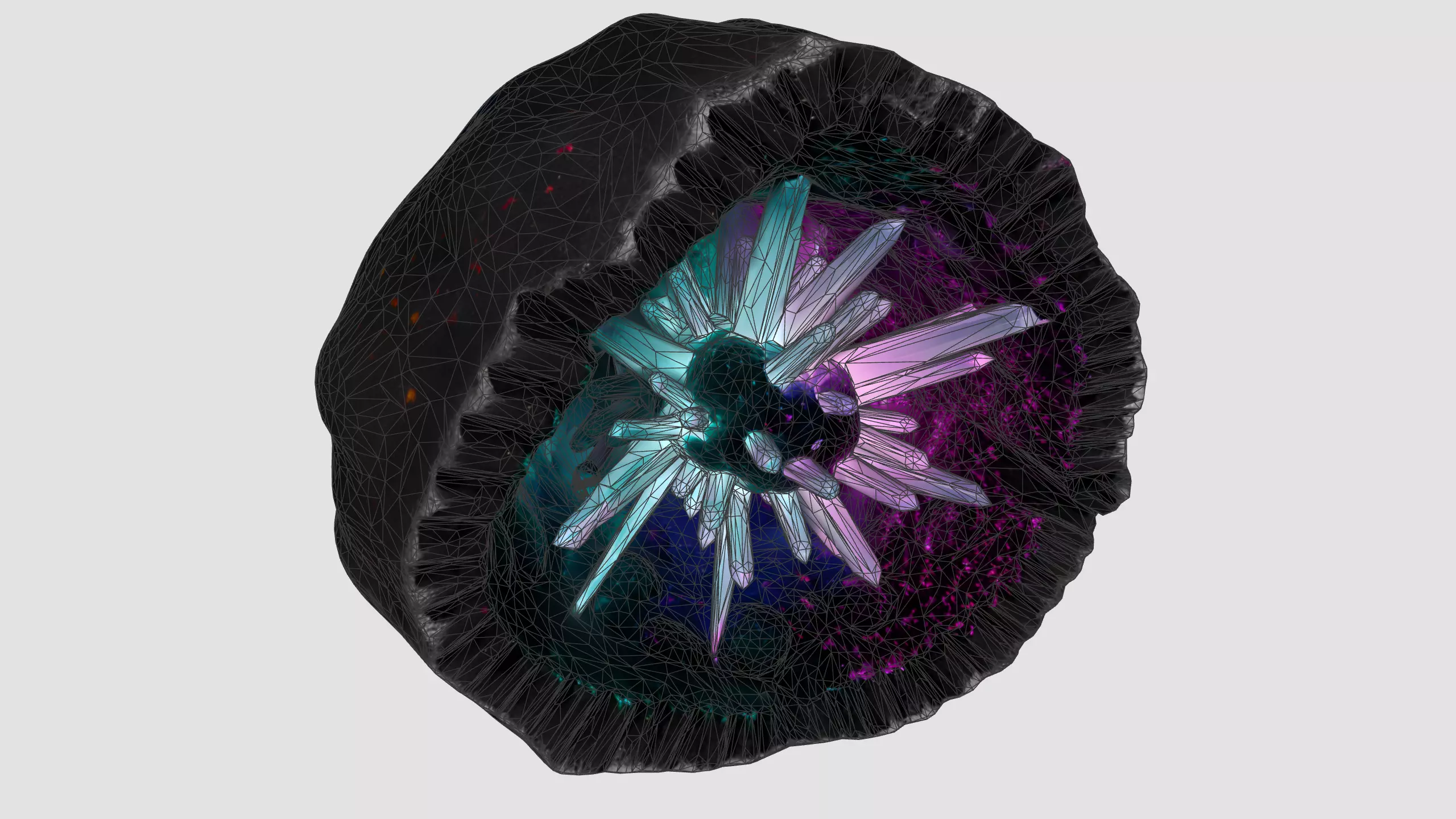 Alien Rock Pack Vol 6 Low-poly 3D model_10