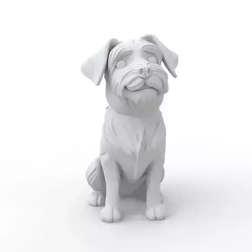 Dog 3D Print Model