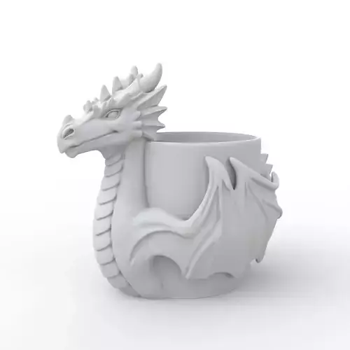 Dragon Cup 3D Print Model