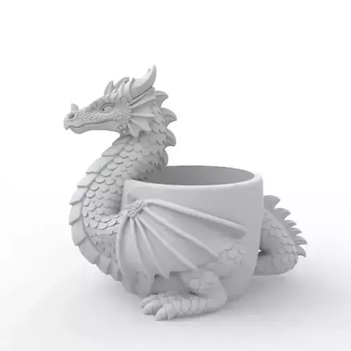Dragon Cup 3D Print Model