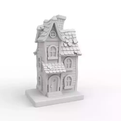 Haunted House 3D Print Model