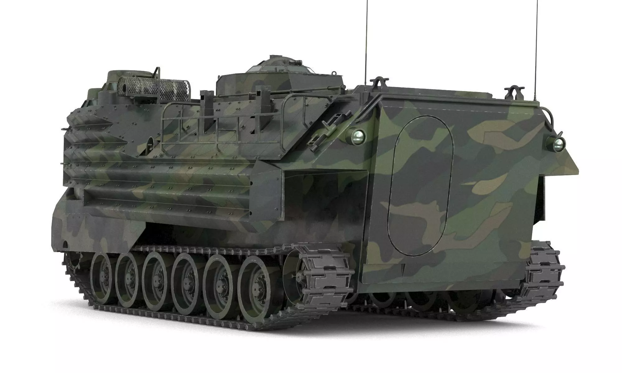 Assault Amphibious Vehicle AAV7 3D model_8
