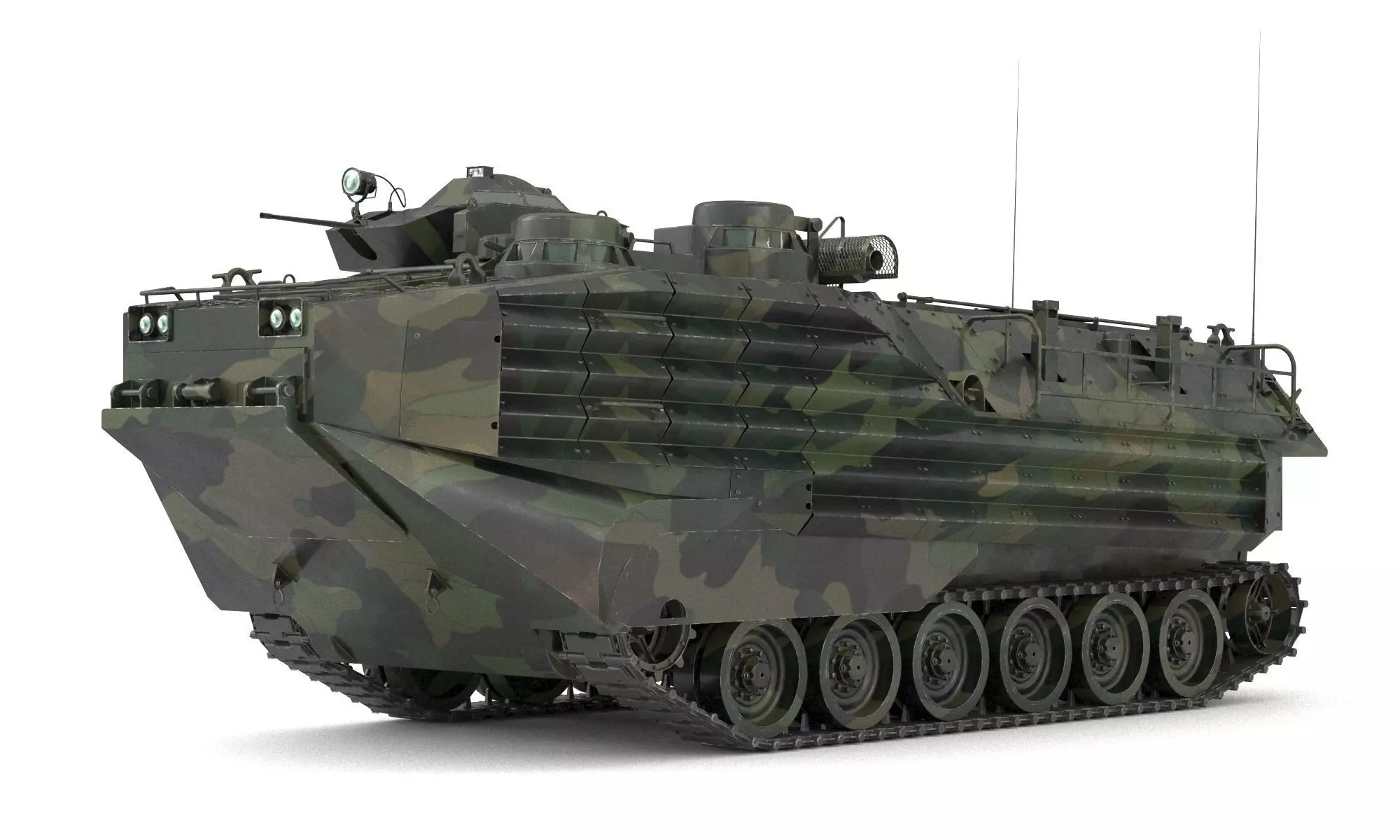 Assault Amphibious Vehicle AAV7 3D model_7