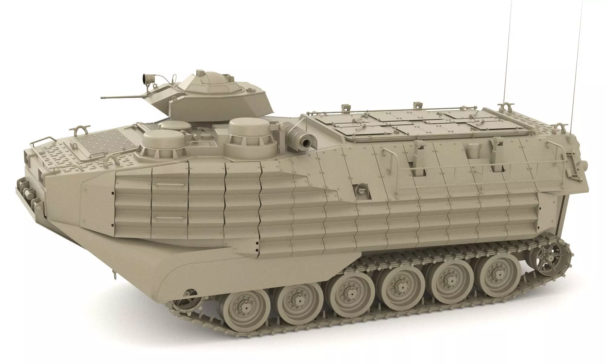 Assault Amphibious Vehicle AAV7 3D model_13
