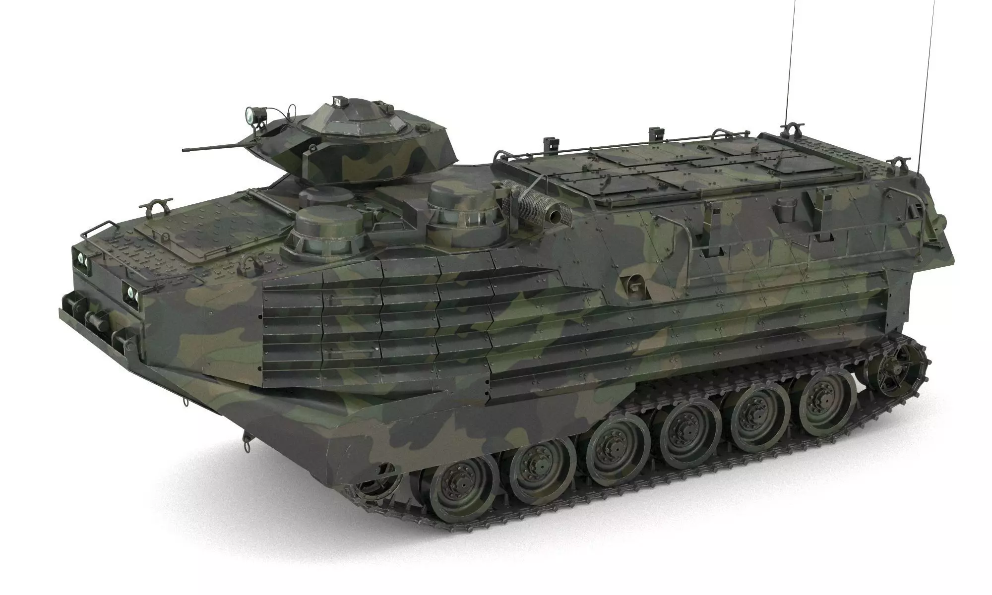 Assault Amphibious Vehicle AAV7 3D model_2