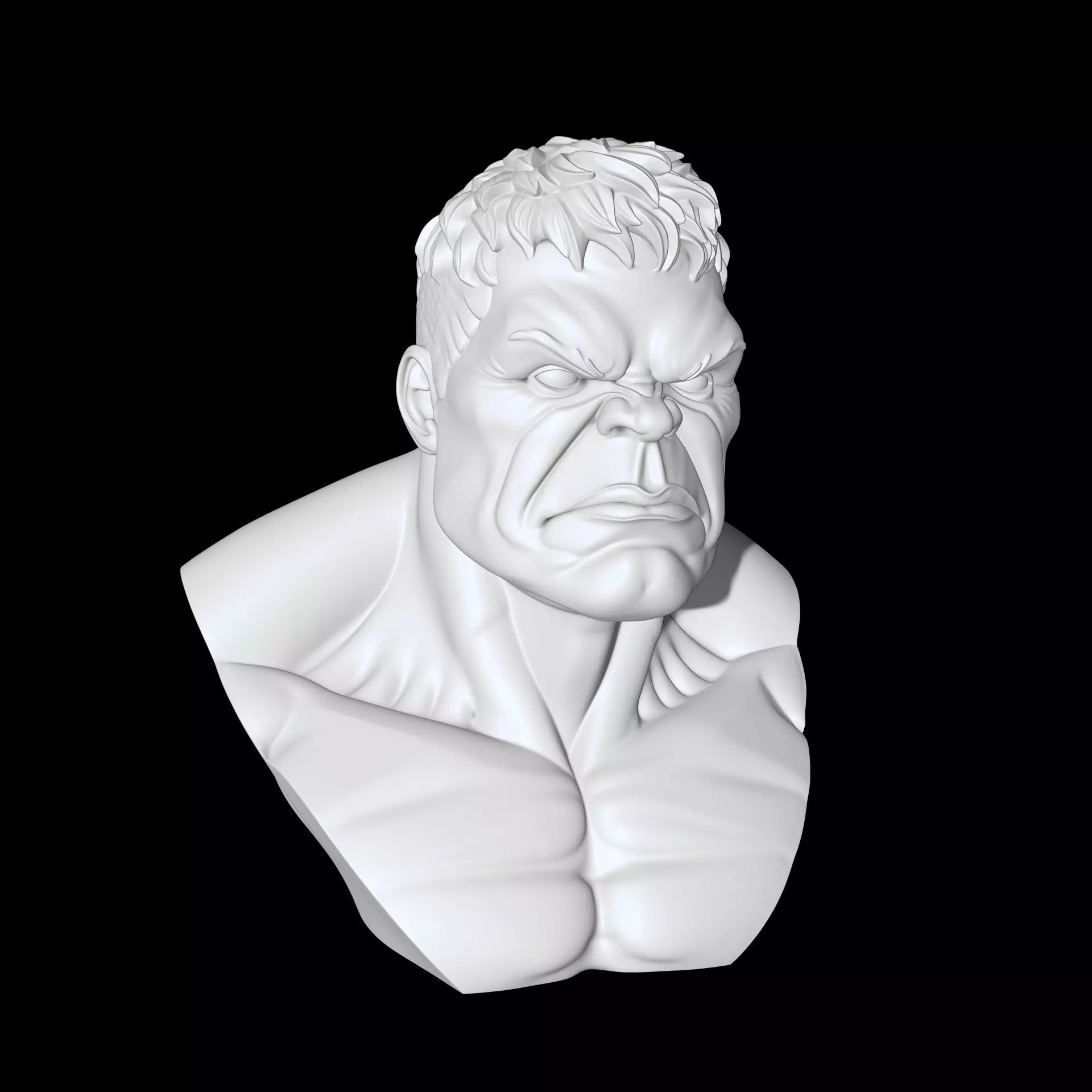 Hulk Bust 3D Print Model 3D print model