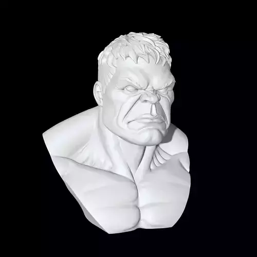 Hulk Bust 3D Print Model