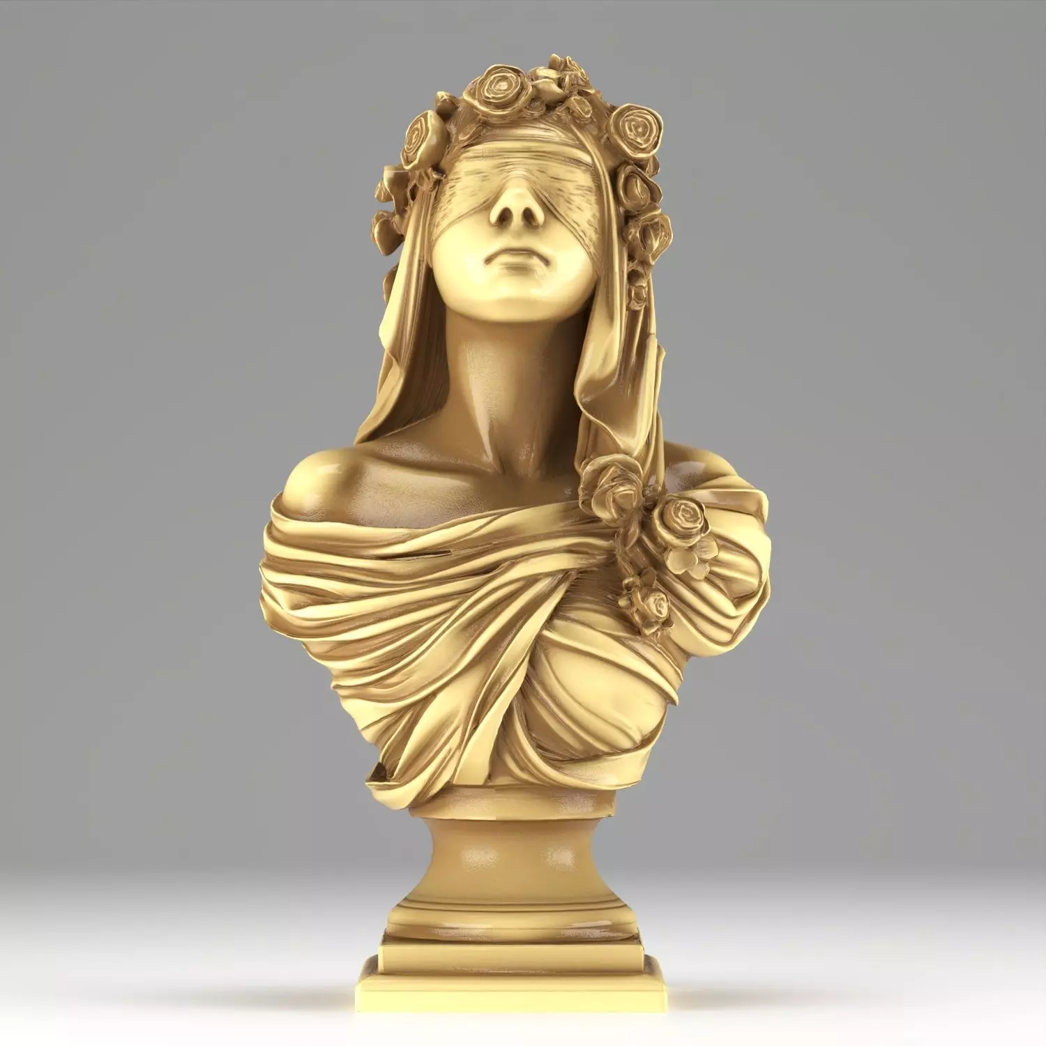 woman statue 01 3D model