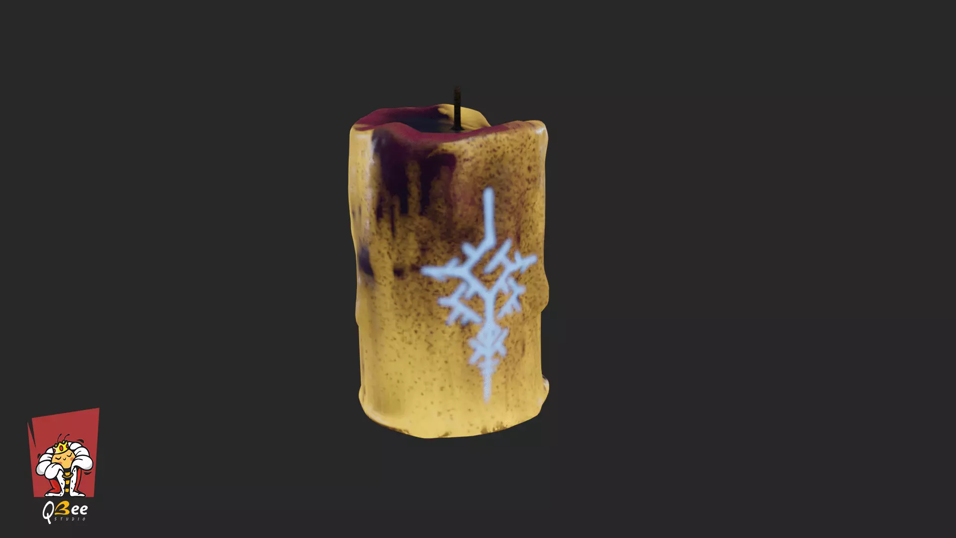 Stylized Ceremonial Candle Multiple Asset Low-poly 3D model_8