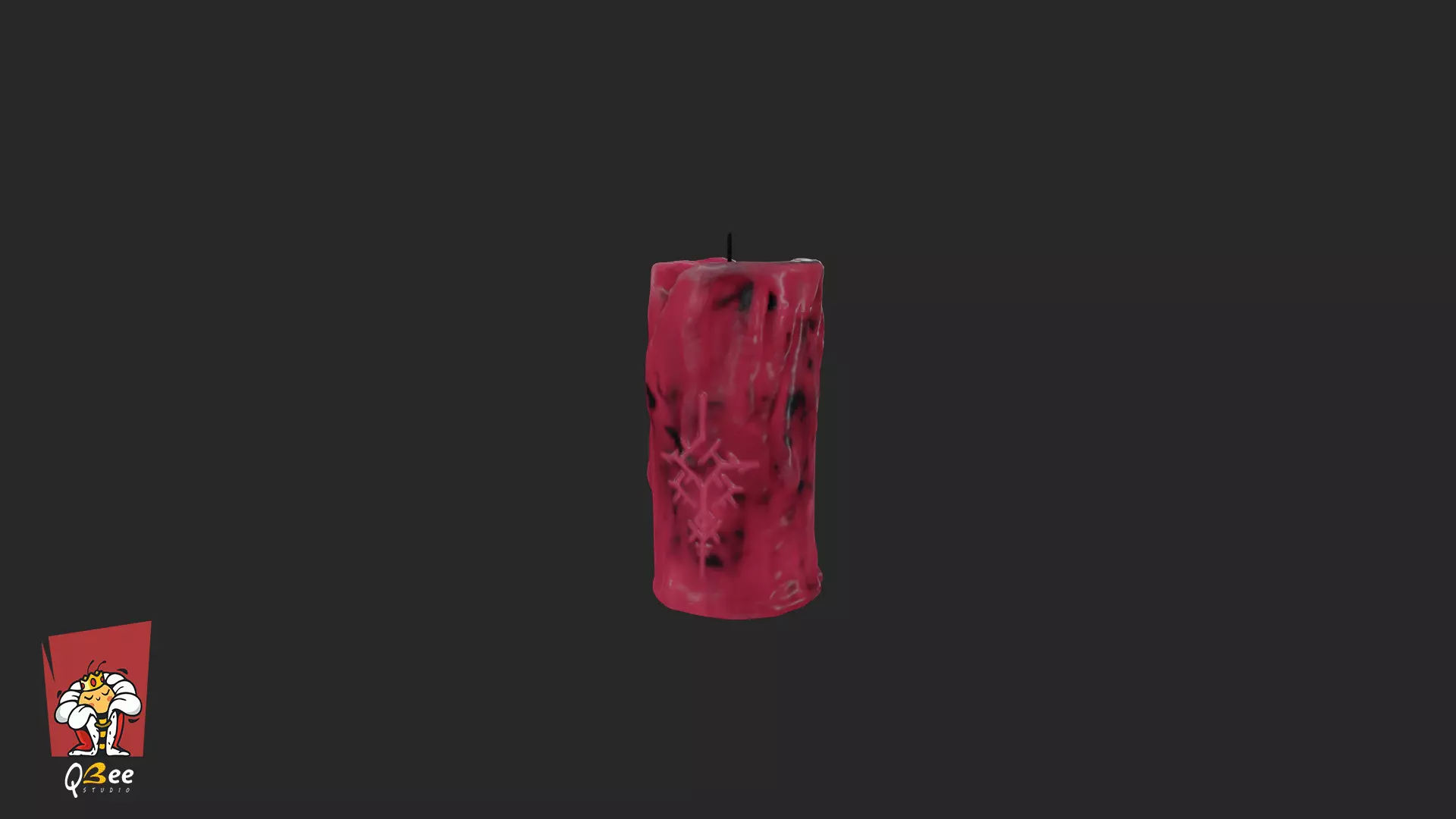Stylized Ceremonial Candle Multiple Asset Low-poly 3D model_3