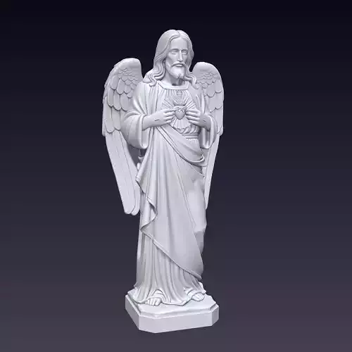 Jesus Statue 3D Print Model