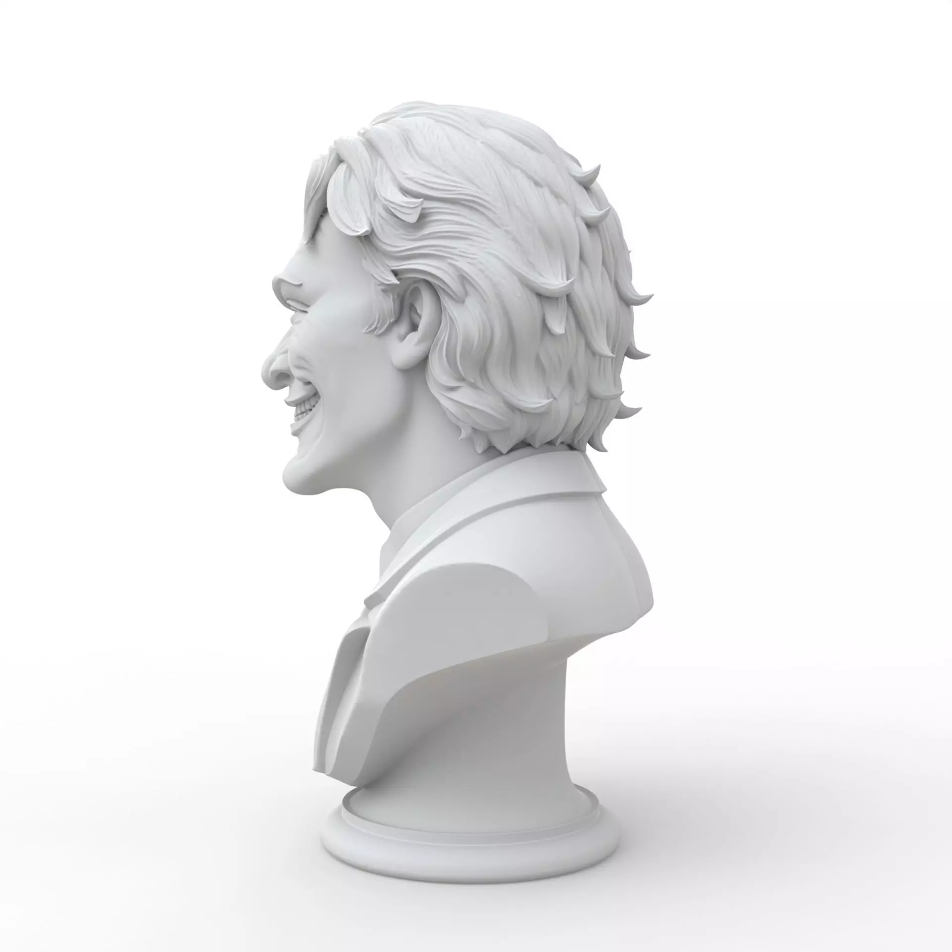 Joker Bust 3D Print Model 3D print model_2