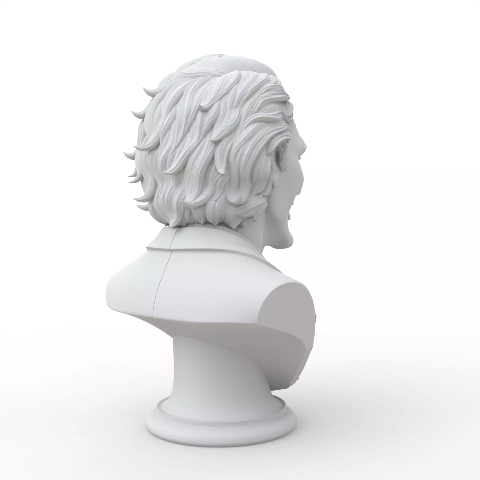 Joker Bust 3D Print Model 3D print model_4