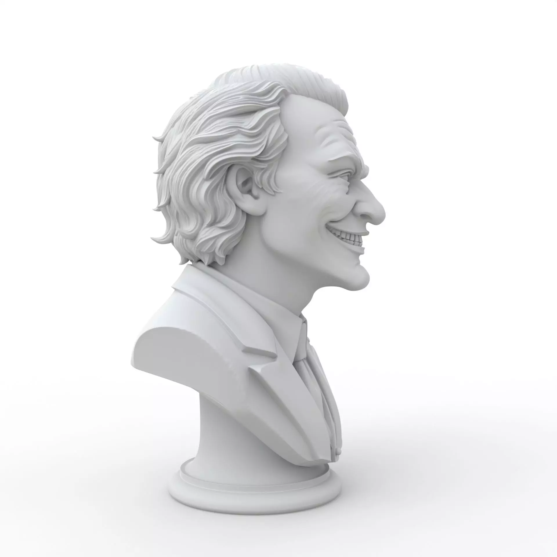 Joker Bust 3D Print Model 3D print model_5