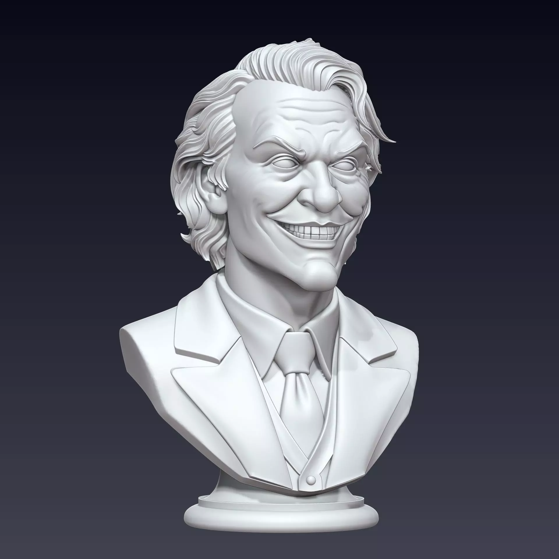 Joker Bust 3D Print Model 3D print model_0